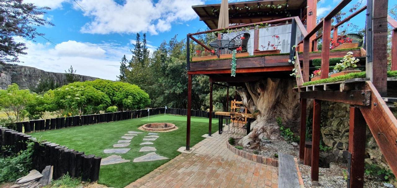 Villa Casa en el Árbol Suesca Exterior foto
